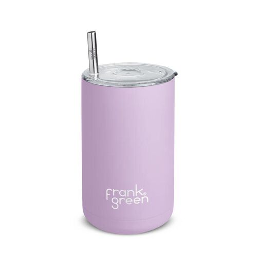 frank green Iced Coffee Cup with Straw Lilac Haze
